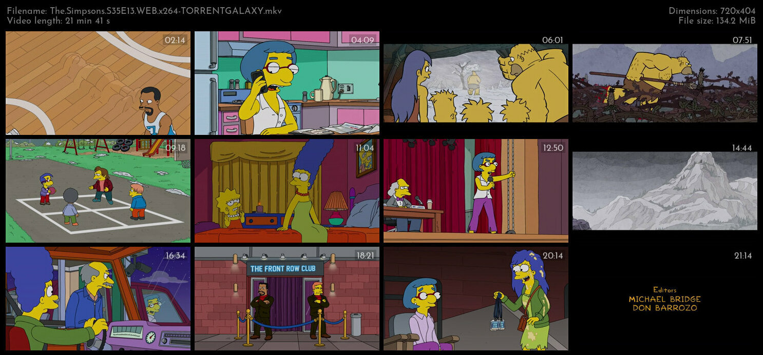 The Simpsons S35E13 WEB x264 TORRENTGALAXY