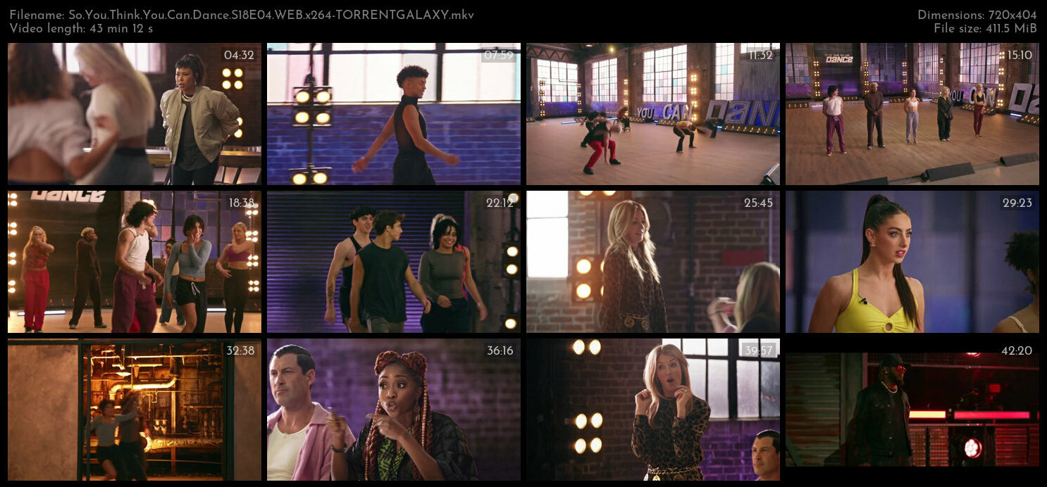 So You Think You Can Dance S18E04 WEB x264 TORRENTGALAXY