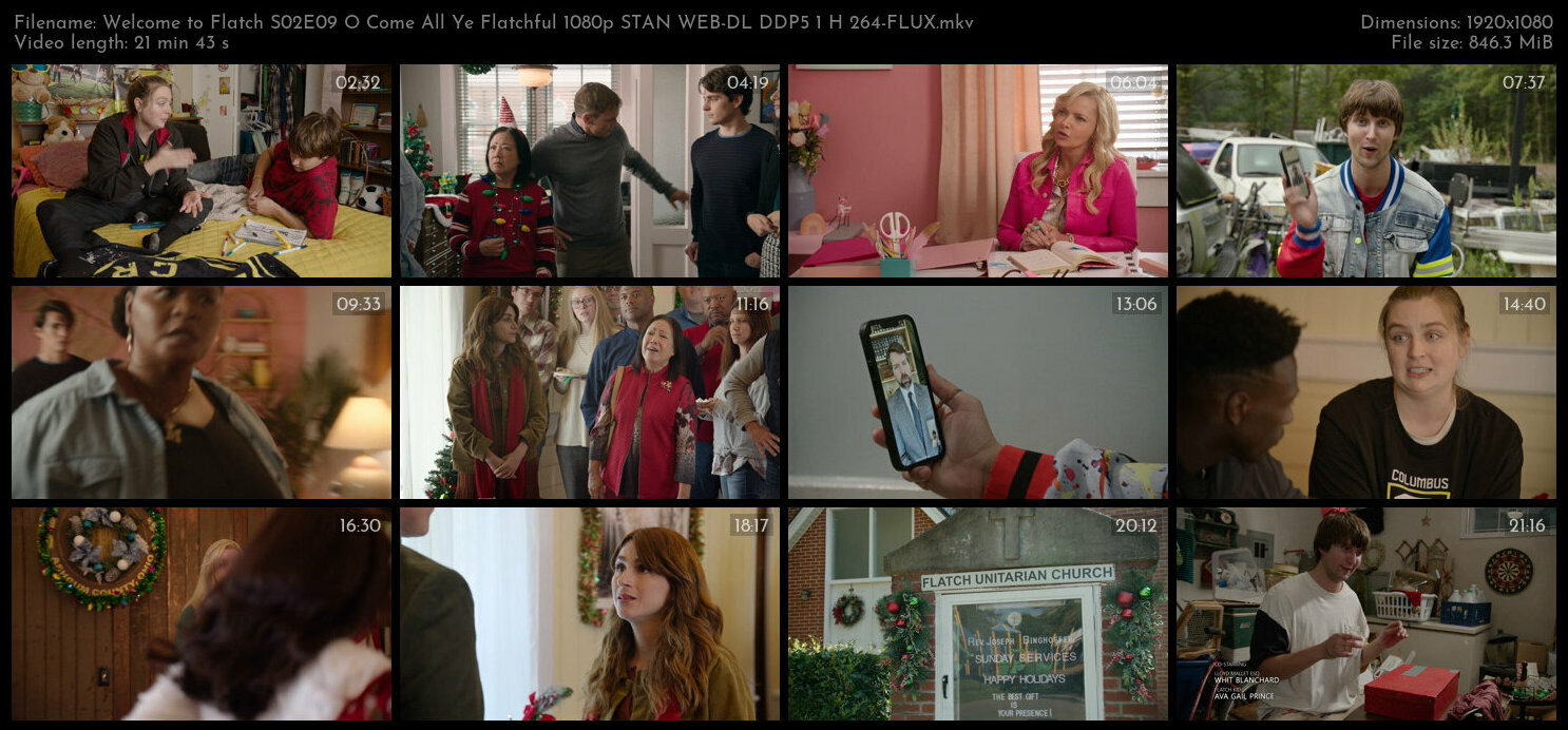 Welcome to Flatch S02E09 O Come All Ye Flatchful 1080p STAN WEB DL DDP5 1 H 264 FLUX TGx