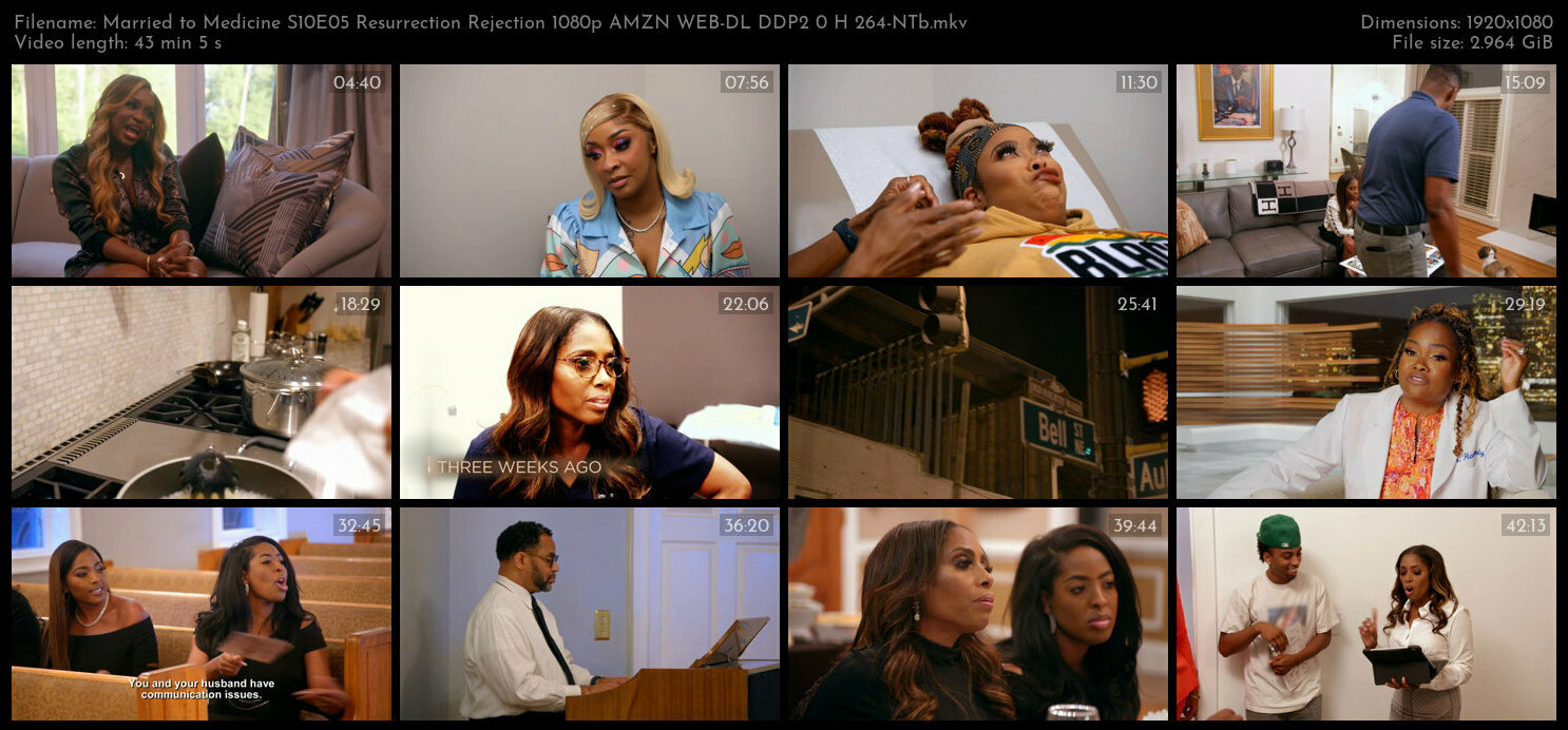 Married to Medicine S10E05 Resurrection Rejection 1080p AMZN WEB DL DDP2 0 H 264 NTb TGx