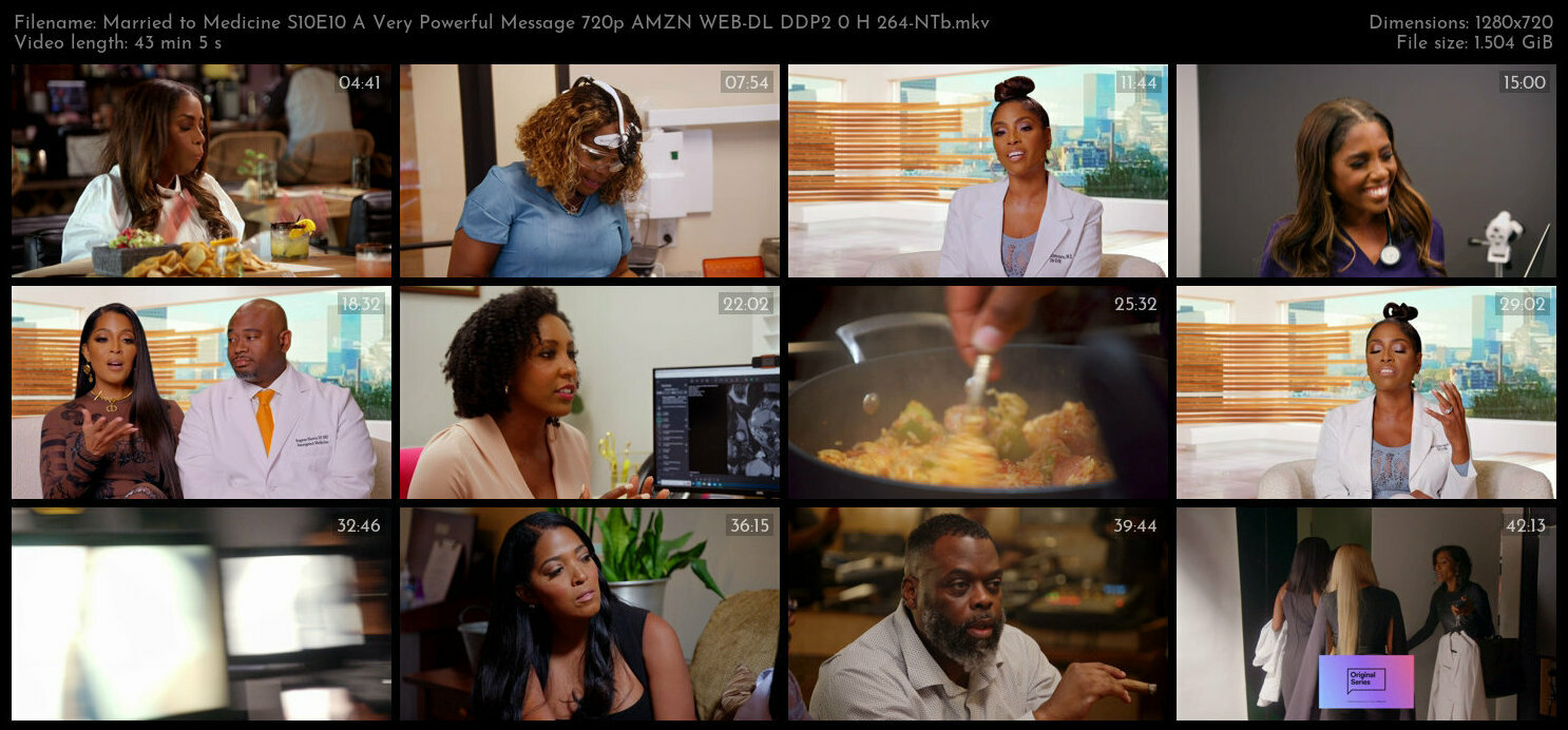Married to Medicine S10E10 A Very Powerful Message 720p AMZN WEB DL DDP2 0 H 264 NTb TGx