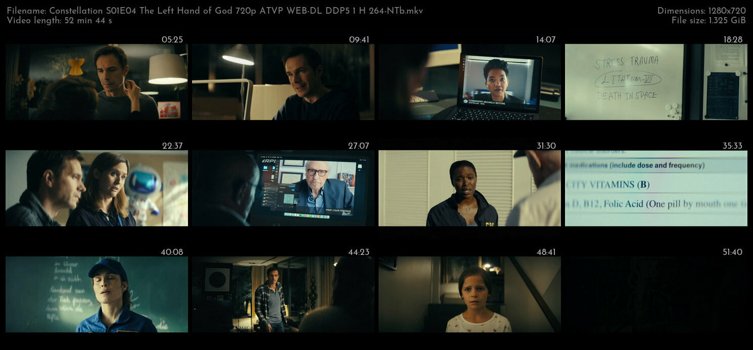 Constellation S01E04 The Left Hand of God 720p ATVP WEB DL DDP5 1 H 264 NTb TGx