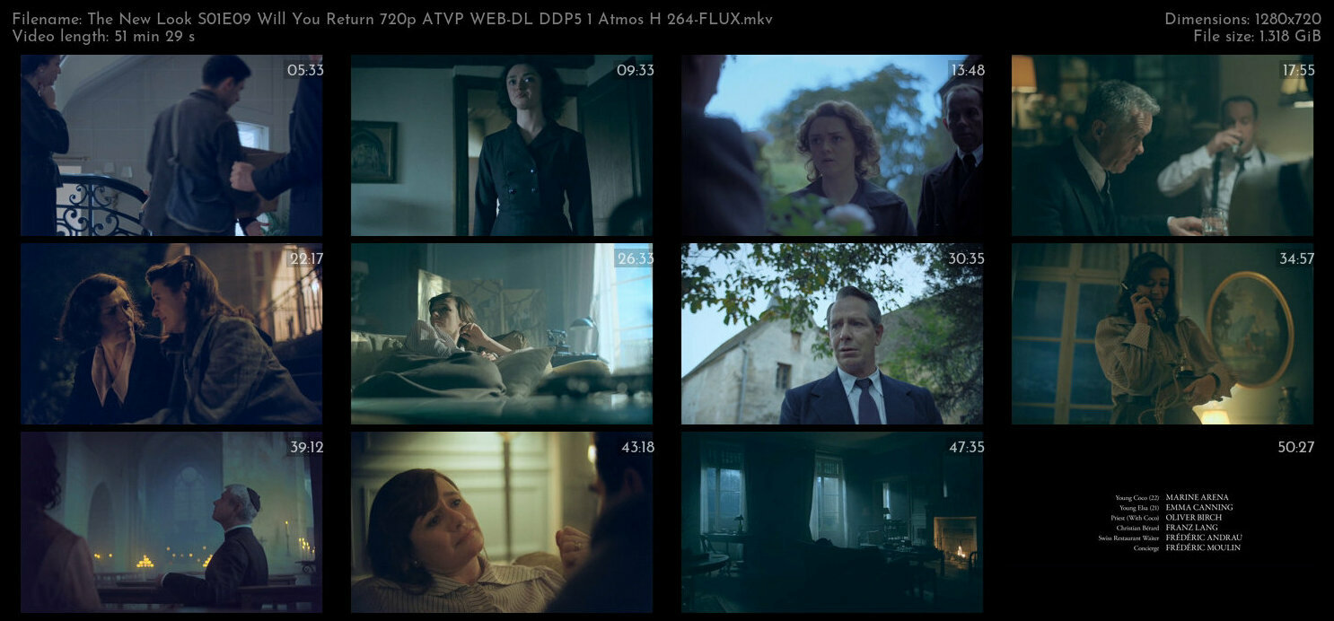 The New Look S01E09 Will You Return 720p ATVP WEB DL DDP5 1 Atmos H 264 FLUX TGx