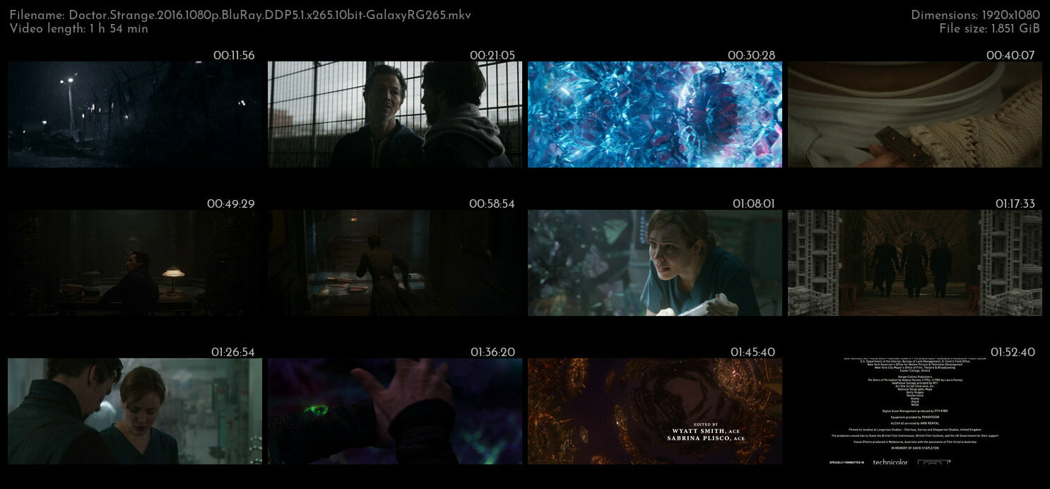 Doctor Strange 2016 1080p BluRay DDP5 1 x265 10bit GalaxyRG265