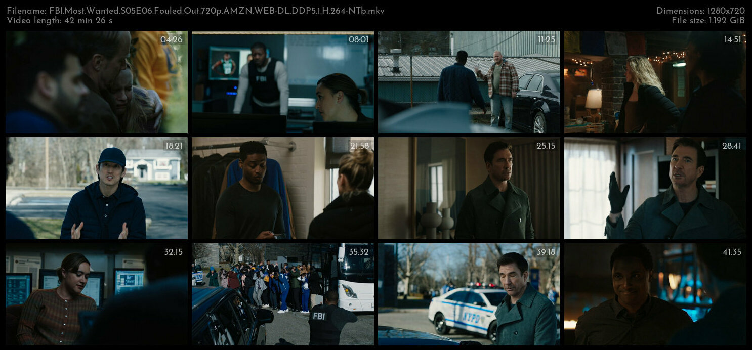 FBI Most Wanted S05E06 Fouled Out 720p AMZN WEB DL DDP5 1 H 264 NTb TGx