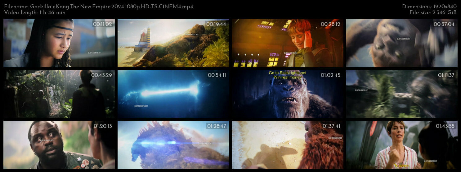 Godzilla x Kong The New Empire 2024 1080p HD TS C1NEM4