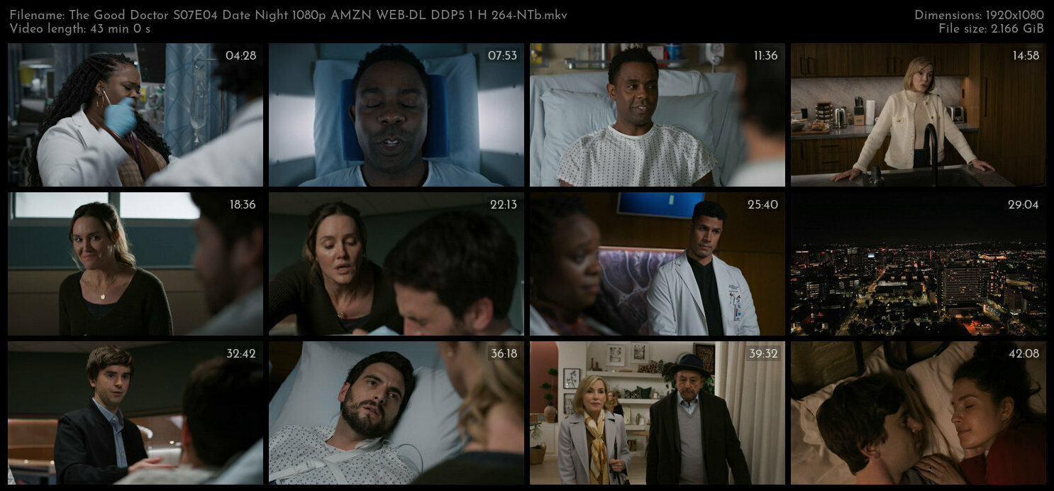The Good Doctor S07E04 Date Night 1080p AMZN WEB DL DDP5 1 H 264 NTb TGx
