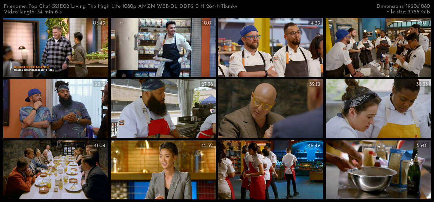 Top Chef S21E02 Living The High Life 1080p AMZN WEB DL DDP2 0 H 264 NTb TGx