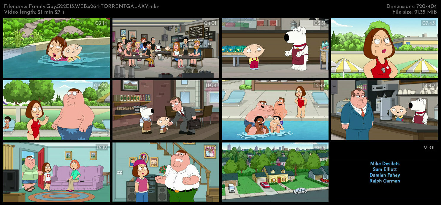 Family Guy S22E13 WEB x264 TORRENTGALAXY