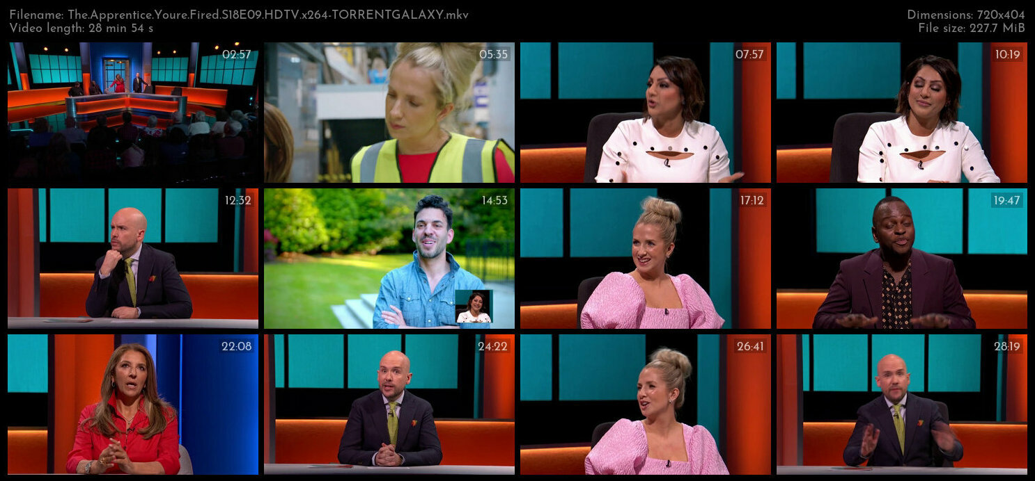 The Apprentice Youre Fired S18E09 HDTV x264 TORRENTGALAXY