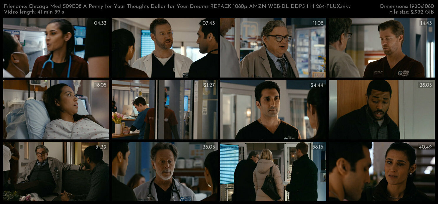 Chicago Med S09E08 A Penny for Your Thoughts Dollar for Your Dreams REPACK 1080p AMZN WEB DL DDP5 1