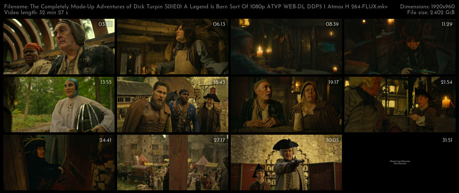 The Completely Made Up Adventures of Dick Turpin S01E01 A Legend Is Born Sort Of 1080p ATVP WEB DL D