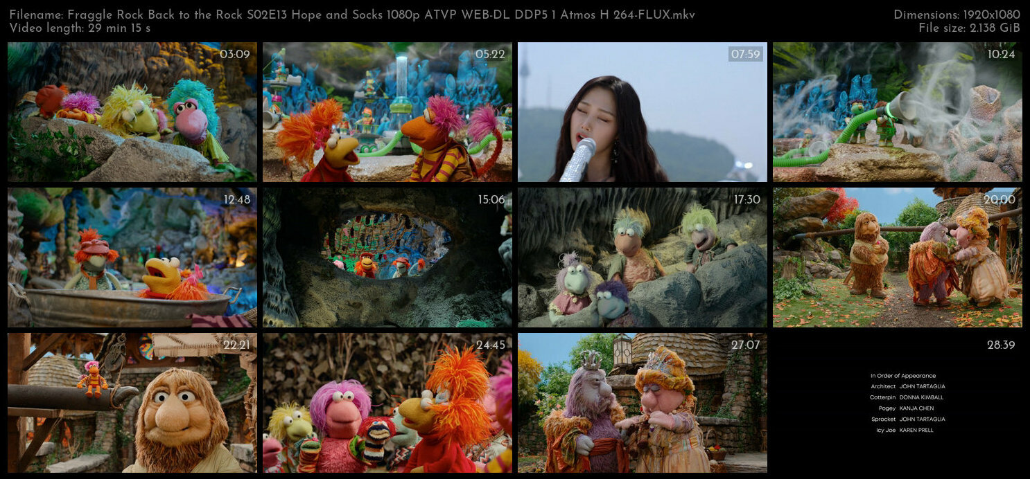 Fraggle Rock Back to the Rock S02E13 Hope and Socks 1080p ATVP WEB DL DDP5 1 Atmos H 264 FLUX TGx