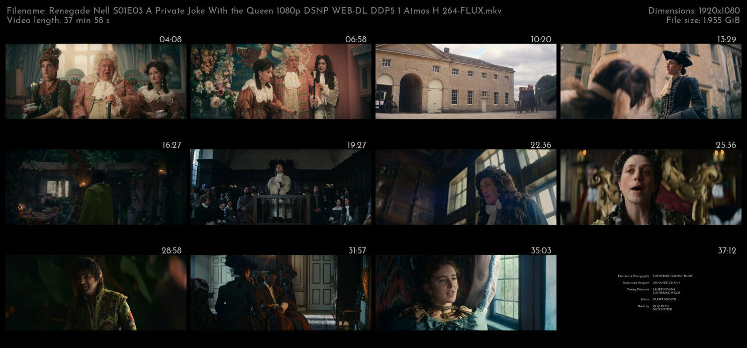 Renegade Nell S01E03 A Private Joke With the Queen 1080p DSNP WEB DL DDP5 1 Atmos H 264 FLUX TGx