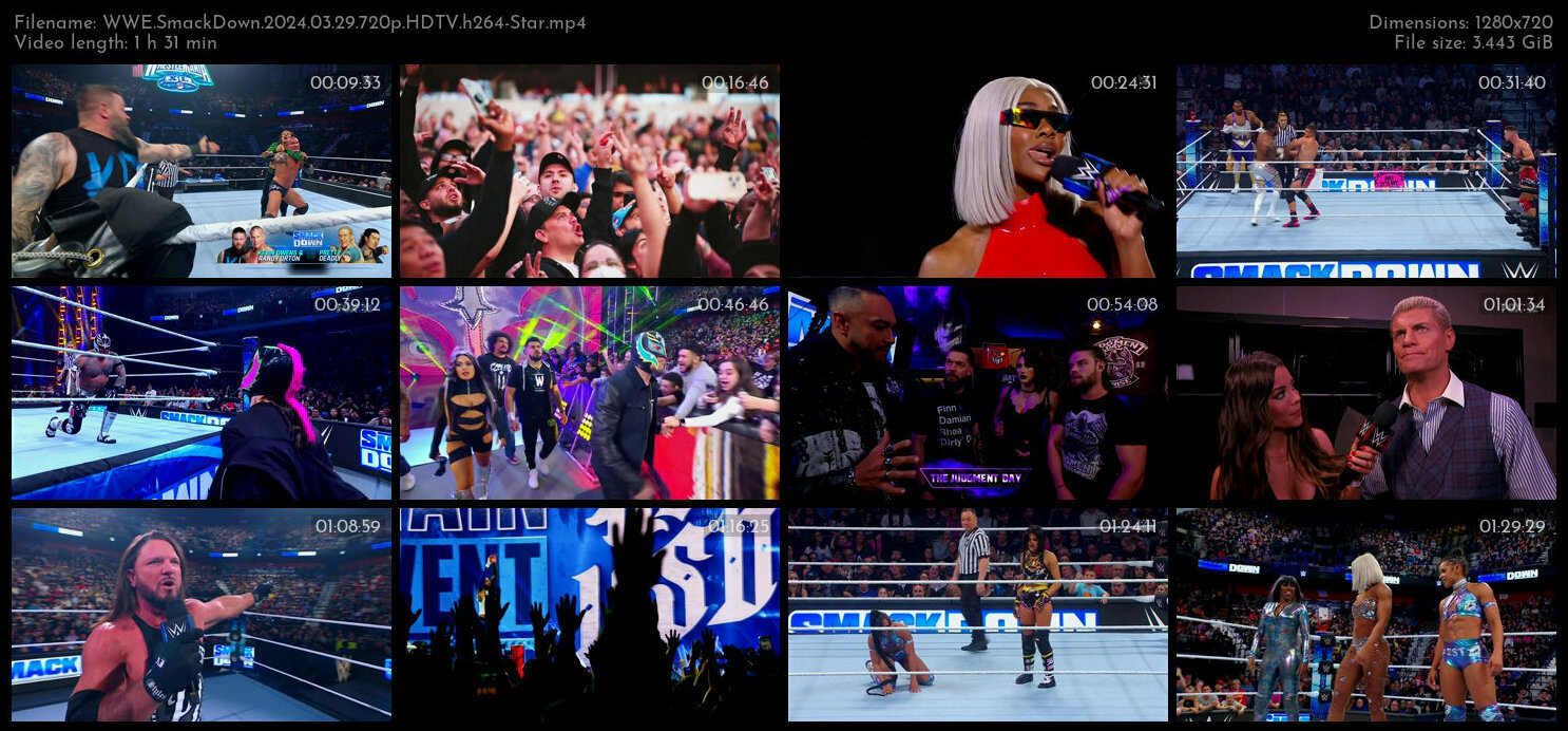 WWE SmackDown 2024 03 29 720p HDTV h264 Star TGx
