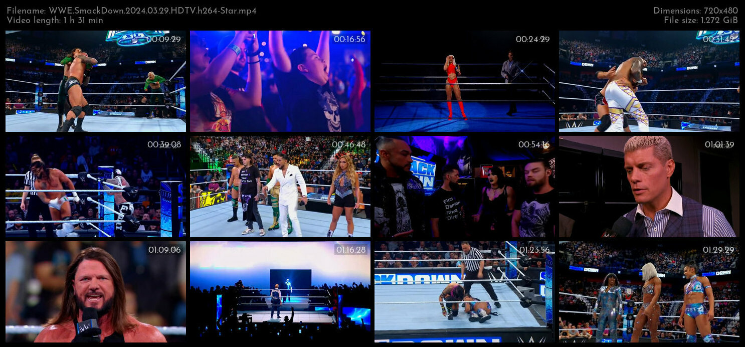 WWE SmackDown 2024 03 29 HDTV h264 Star TGx