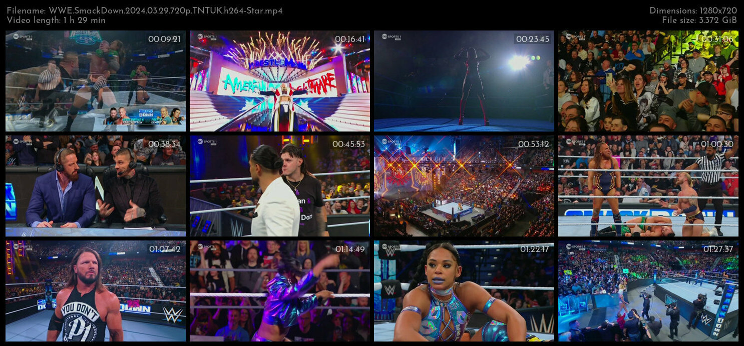 WWE SmackDown 2024 03 29 720p TNTUK h264 Star TGx