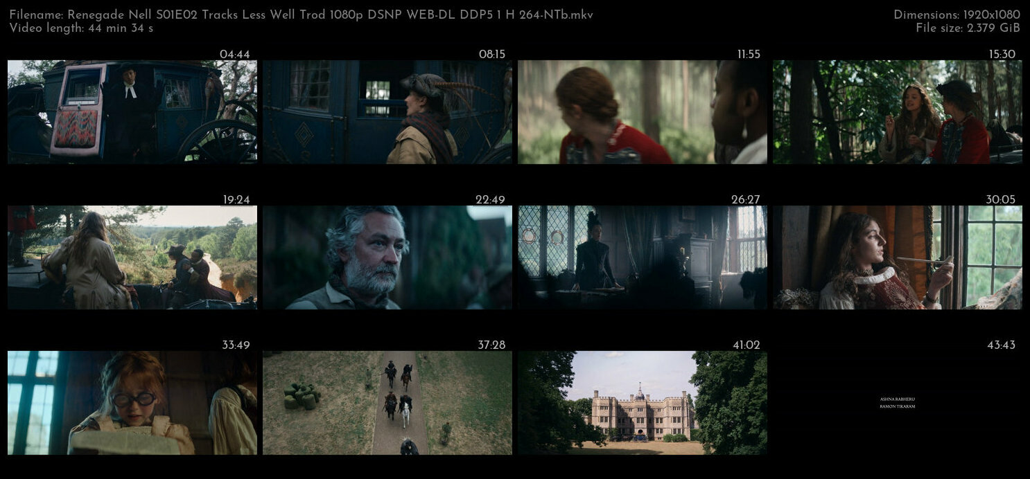 Renegade Nell S01E02 Tracks Less Well Trod 1080p DSNP WEB DL DDP5 1 H 264 NTb TGx