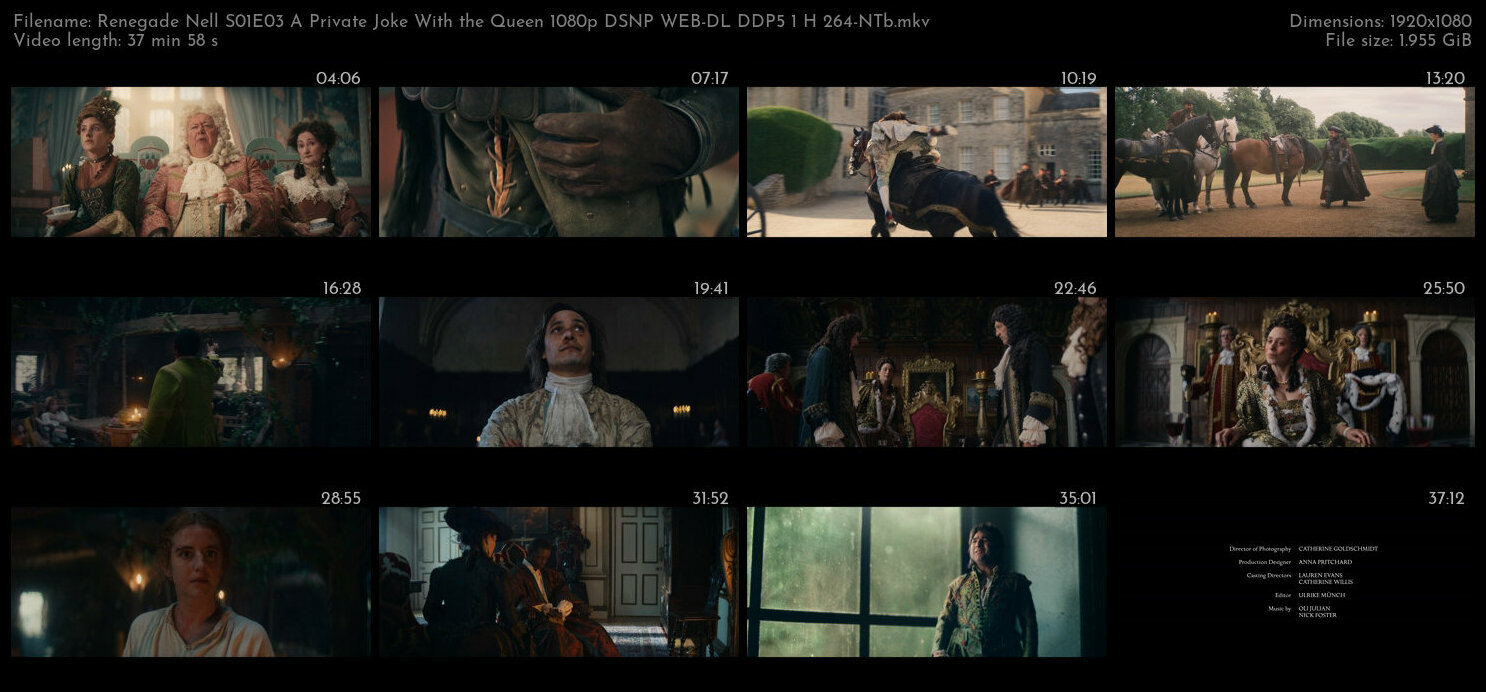 Renegade Nell S01E03 A Private Joke With the Queen 1080p DSNP WEB DL DDP5 1 H 264 NTb TGx