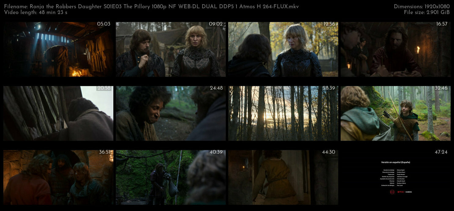 Ronja the Robbers Daughter S01E03 The Pillory 1080p NF WEB DL DUAL DDP5 1 Atmos H 264 FLUX TGx
