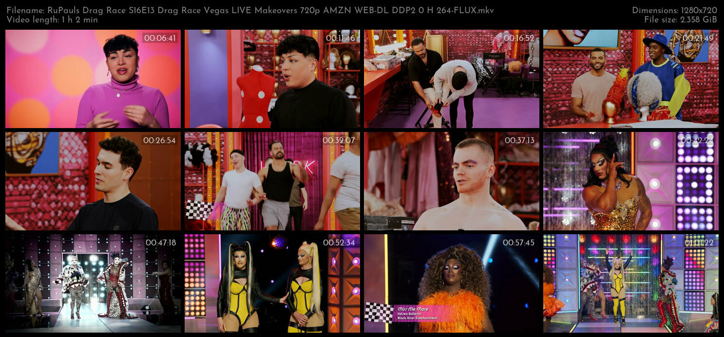 RuPauls Drag Race S16E13 Drag Race Vegas LIVE Makeovers 720p AMZN WEB DL DDP2 0 H 264 FLUX TGx