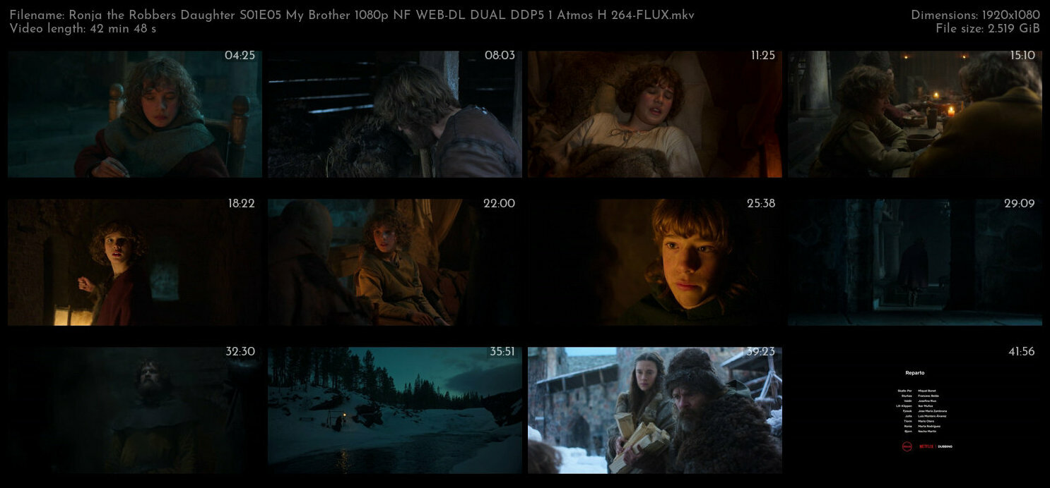 Ronja the Robbers Daughter S01E05 My Brother 1080p NF WEB DL DUAL DDP5 1 Atmos H 264 FLUX TGx