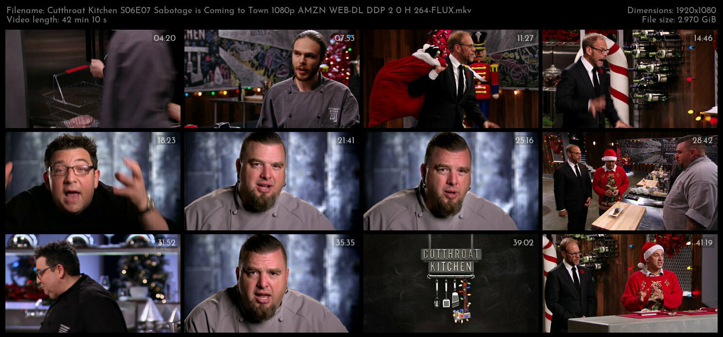 Cutthroat Kitchen S06E07 Sabotage is Coming to Town 1080p AMZN WEB DL DDP 2 0 H 264 FLUX TGx