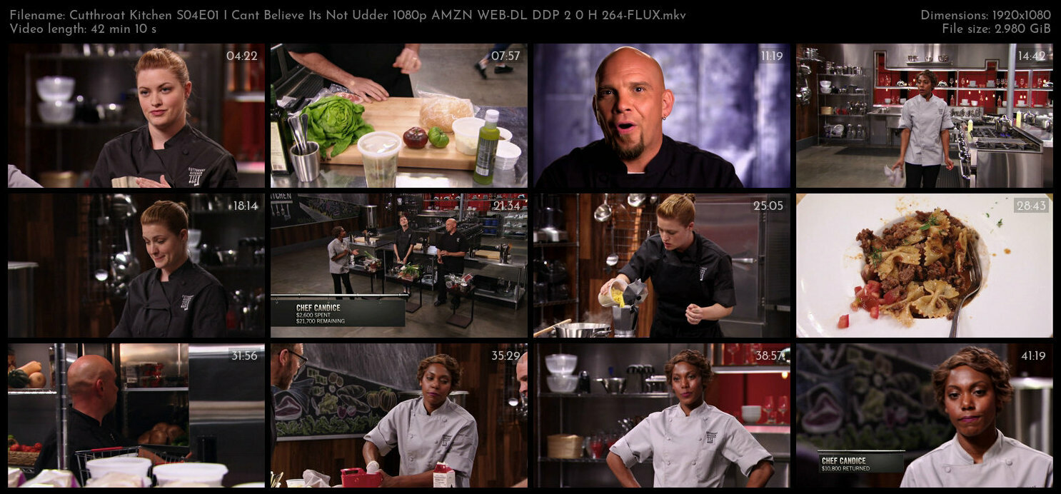 Cutthroat Kitchen S04E01 I Cant Believe Its Not Udder 1080p AMZN WEB DL DDP 2 0 H 264 FLUX TGx