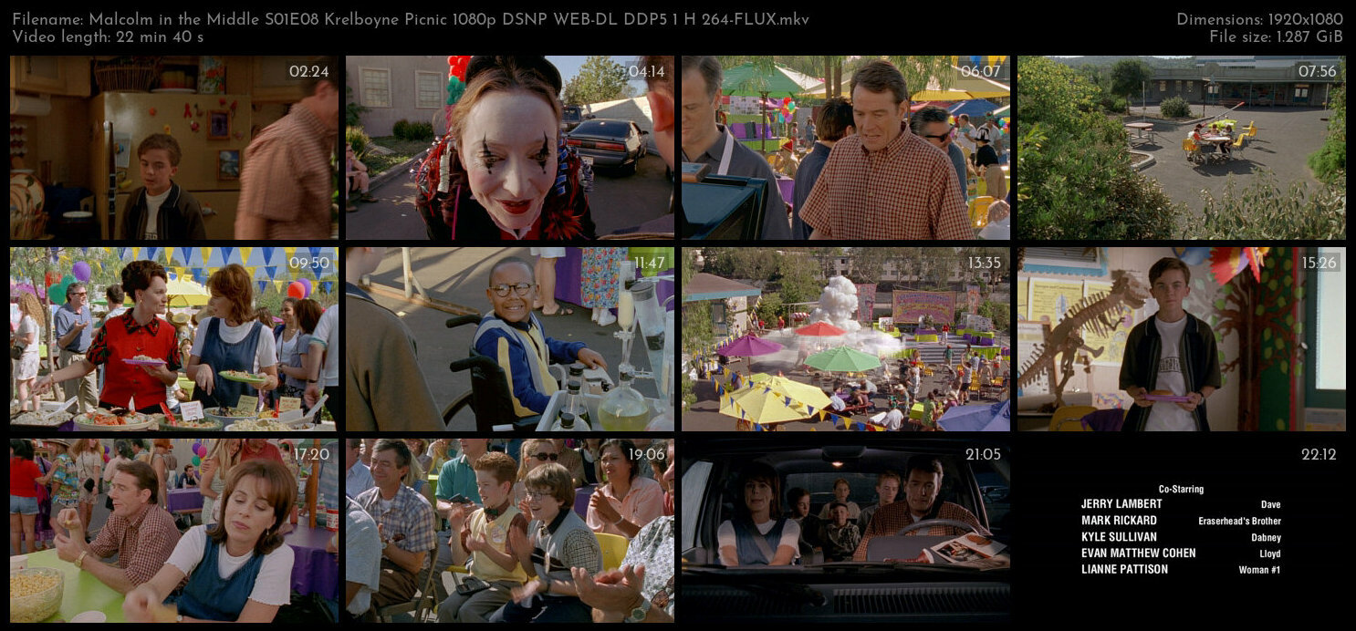 Malcolm in the Middle S01E08 Krelboyne Picnic 1080p DSNP WEB DL DDP5 1 H 264 FLUX TGx