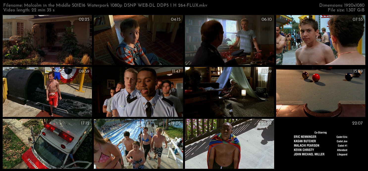 Malcolm in the Middle S01E16 Waterpark 1080p DSNP WEB DL DDP5 1 H 264 FLUX TGx