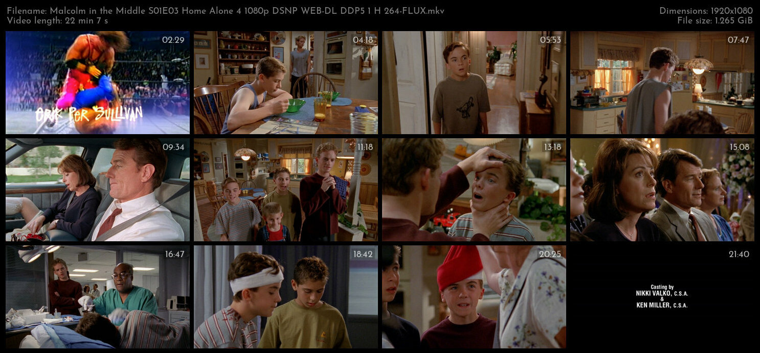 Malcolm in the Middle S01E03 Home Alone 4 1080p DSNP WEB DL DDP5 1 H 264 FLUX TGx