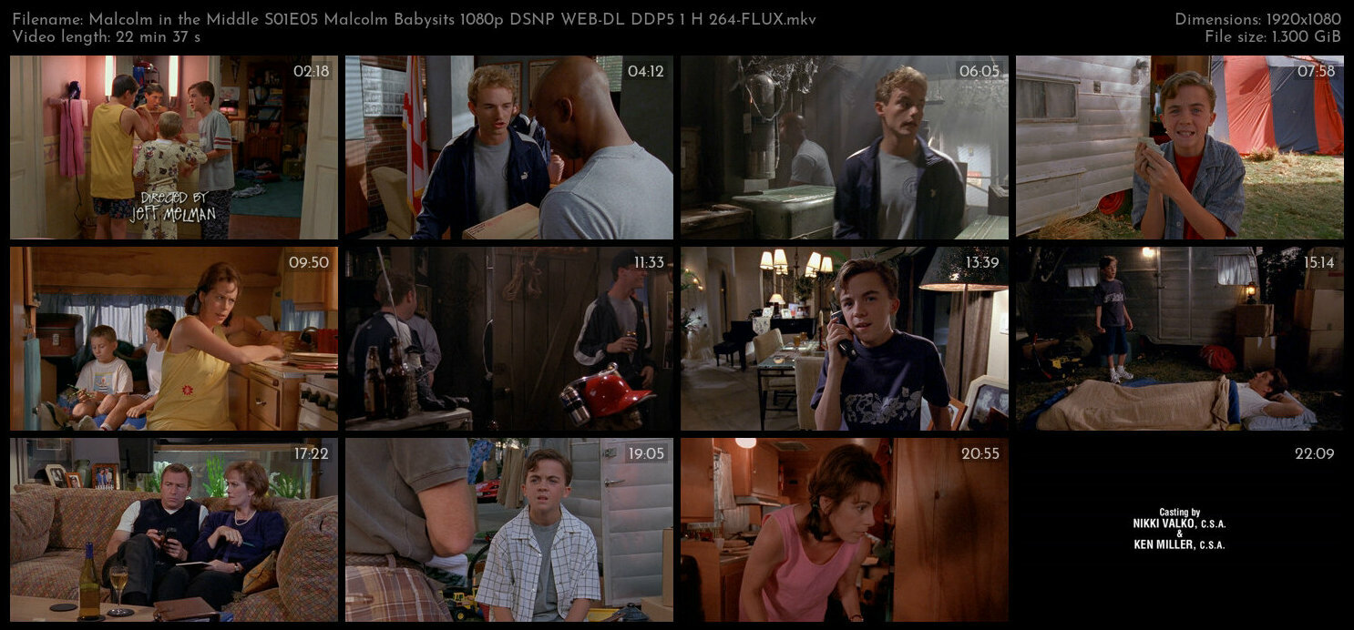 Malcolm in the Middle S01E05 Malcolm Babysits 1080p DSNP WEB DL DDP5 1 H 264 FLUX TGx