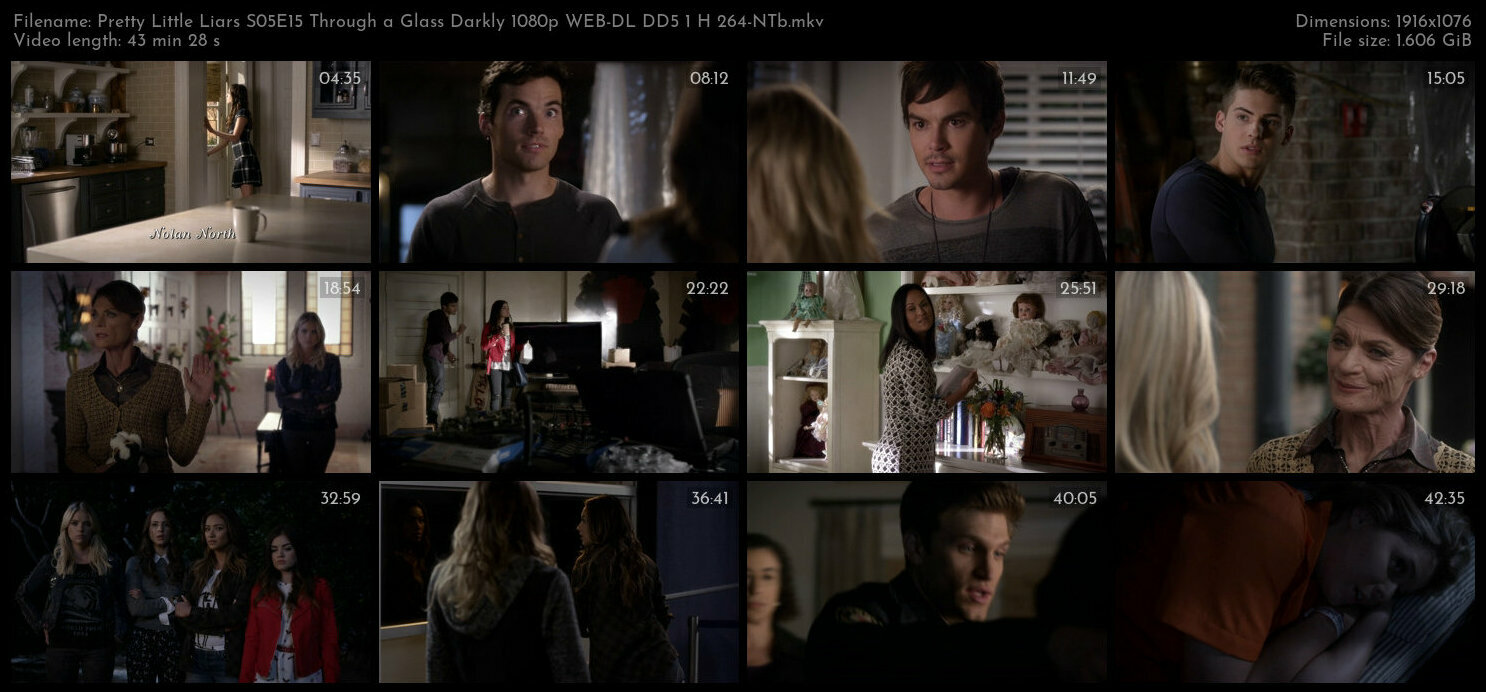 Pretty Little Liars S05E15 Through a Glass Darkly 1080p WEB DL DD5 1 H 264 NTb TGx