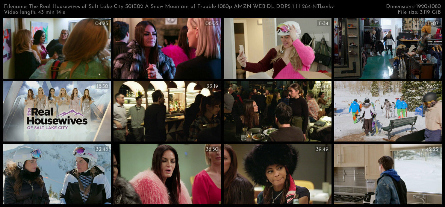 The Real Housewives of Salt Lake City S01E02 A Snow Mountain of Trouble 1080p AMZN WEB DL DDP5 1 H 2
