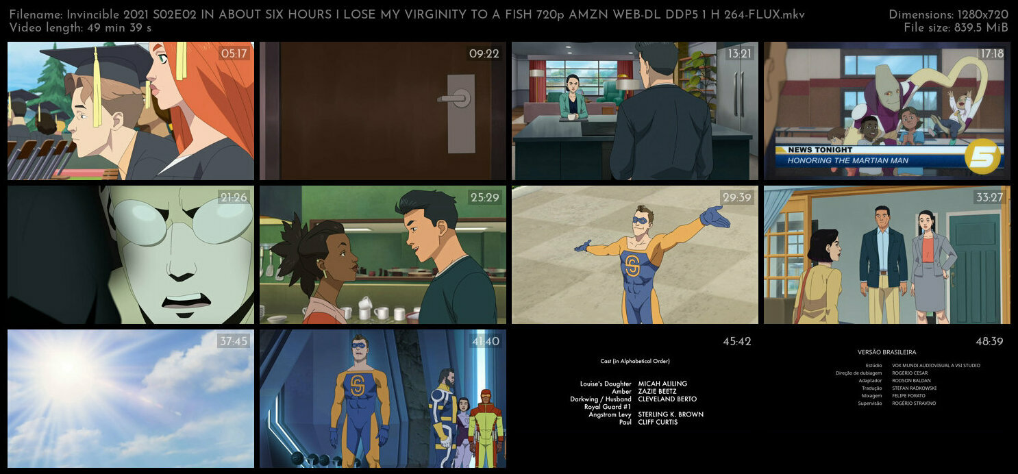 Invincible 2021 S02E02 IN ABOUT SIX HOURS I LOSE MY VIRGINITY TO A FISH 720p AMZN WEB DL DDP5 1 H 26