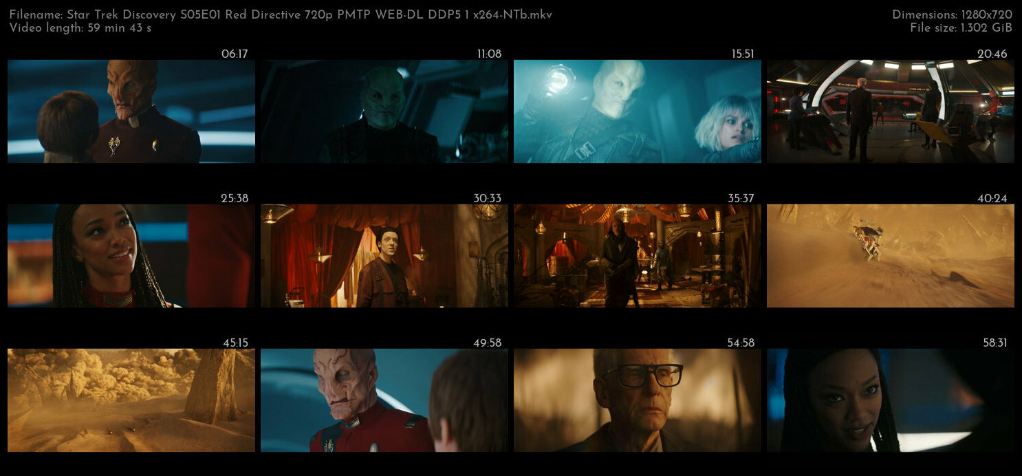 Star Trek Discovery S05E01 Red Directive 720p PMTP WEB DL DDP5 1 x264 NTb TGx