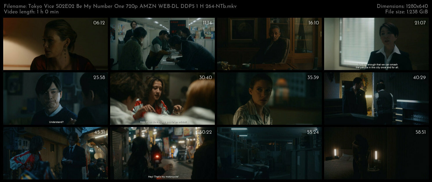 Tokyo Vice S02E02 Be My Number One 720p AMZN WEB DL DDP5 1 H 264 NTb TGx