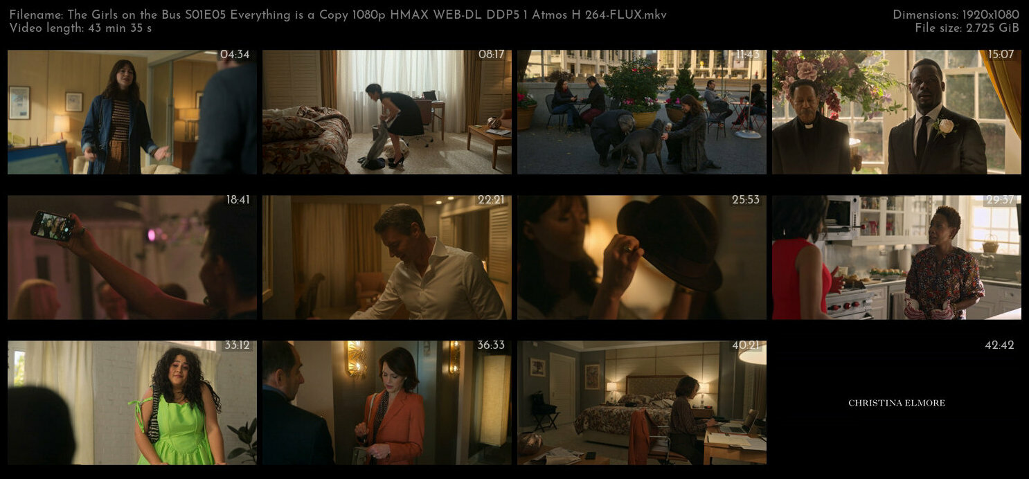 The Girls on the Bus S01E05 Everything is a Copy 1080p HMAX WEB DL DDP5 1 Atmos H 264 FLUX TGx