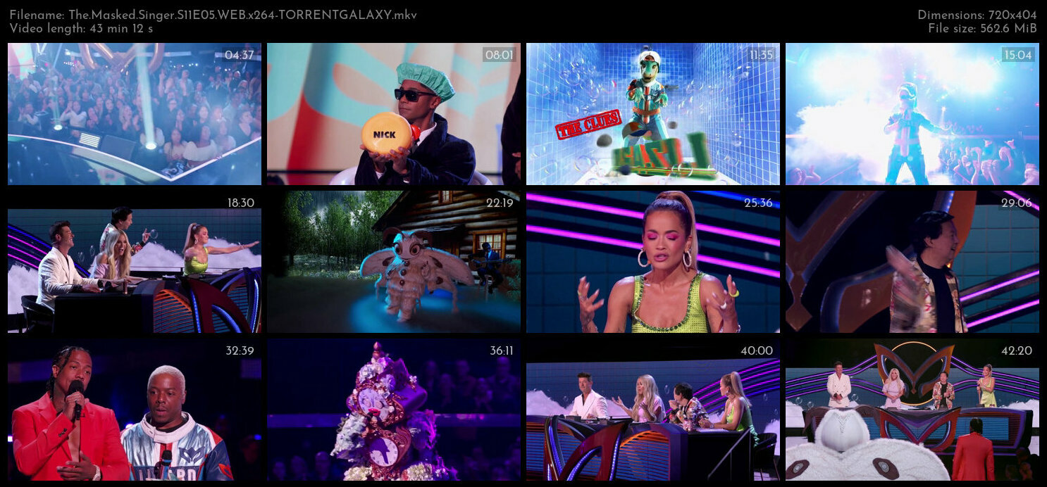 The Masked Singer S11E05 WEB x264 TORRENTGALAXY