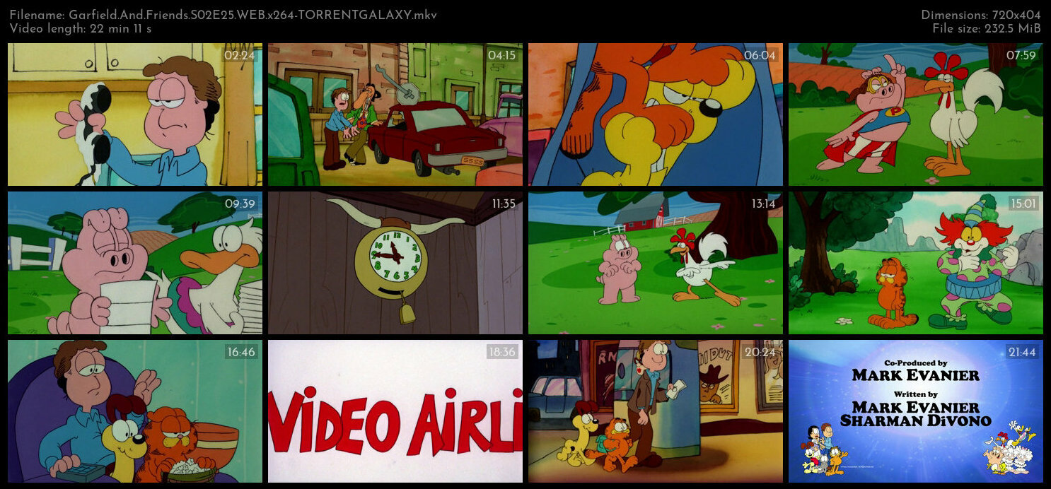 Garfield And Friends S02E25 WEB x264 TORRENTGALAXY