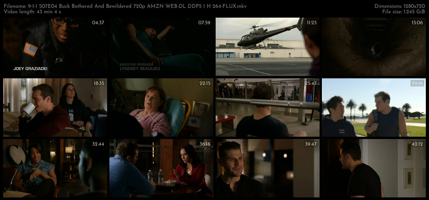 9 1 1 S07E04 Buck Bothered And Bewildered 720p AMZN WEB DL DDP5 1 H 264 FLUX TGx