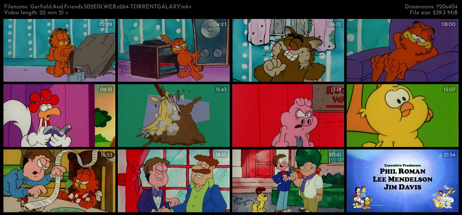 Garfield And Friends S02E01 WEB x264 TORRENTGALAXY