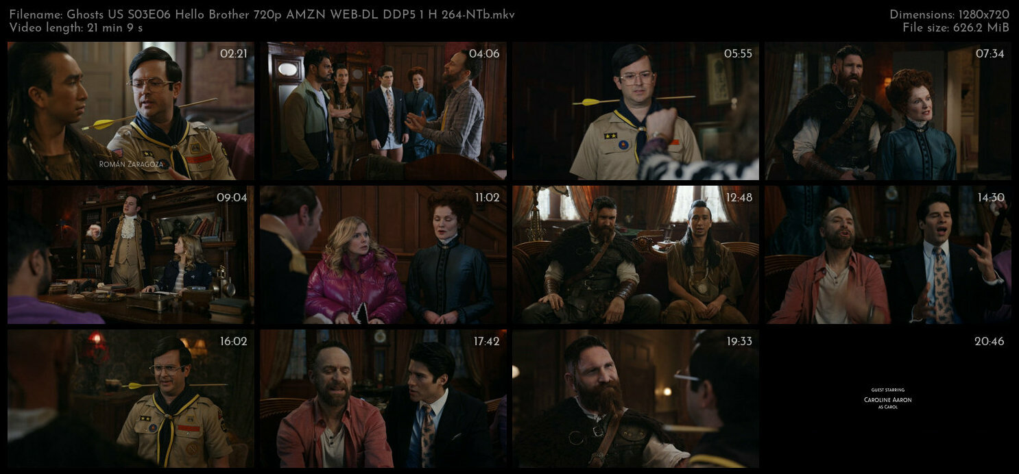 Ghosts US S03E06 Hello Brother 720p AMZN WEB DL DDP5 1 H 264 NTb TGx