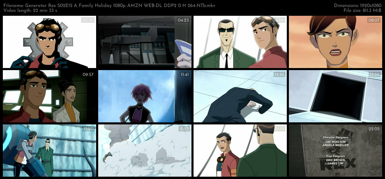 Generator Rex S02E15 A Family Holiday 1080p AMZN WEB DL DDP2 0 H 264 NTb TGx