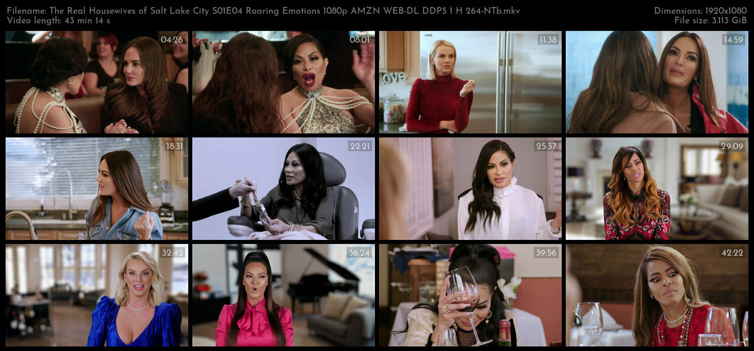 The Real Housewives of Salt Lake City S01E04 Roaring Emotions 1080p AMZN WEB DL DDP5 1 H 264 NTb TGx