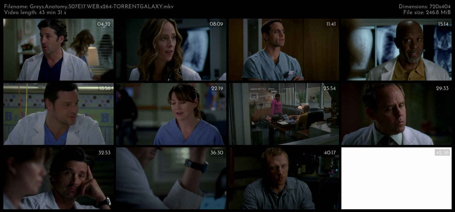 Greys Anatomy S07E17 WEB x264 TORRENTGALAXY