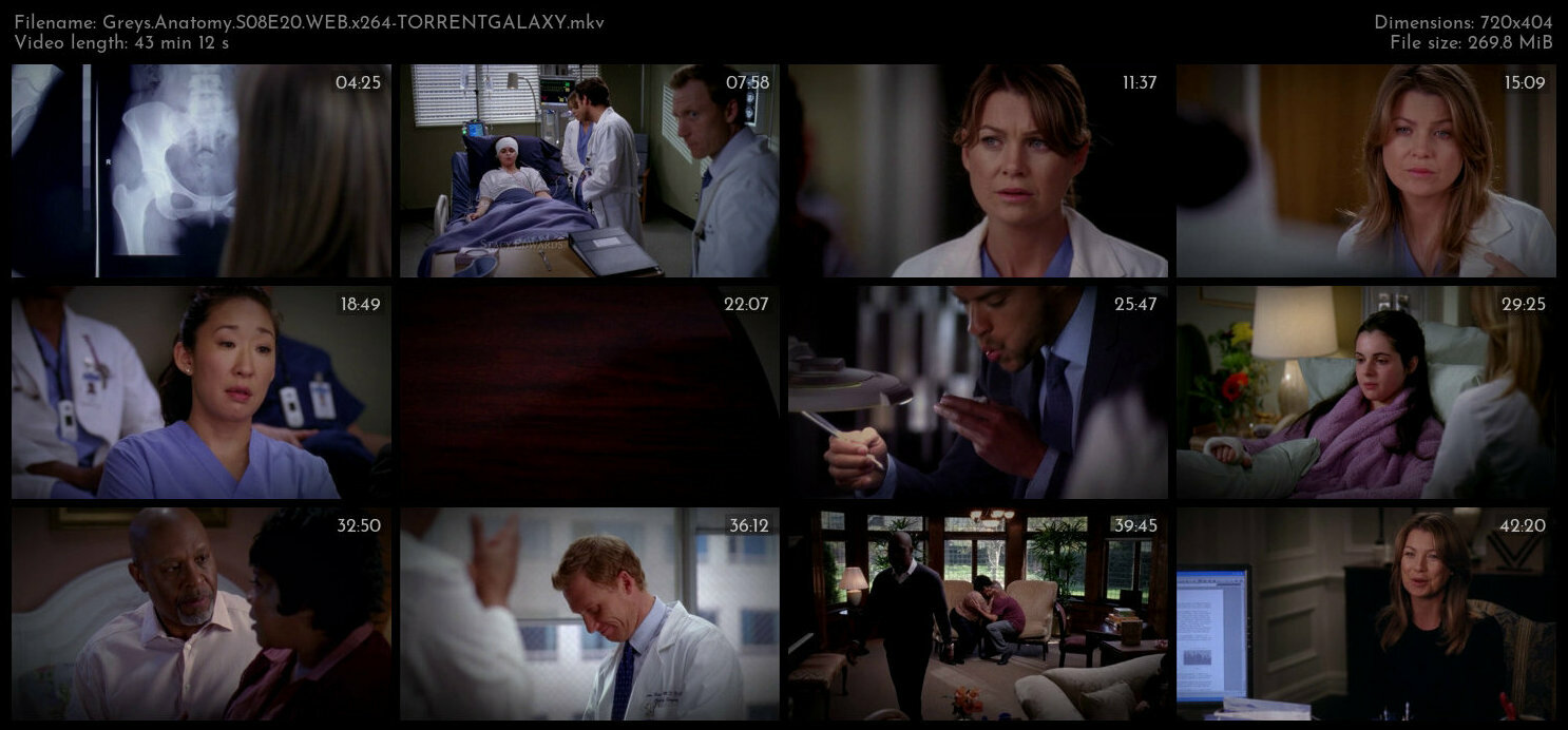 Greys Anatomy S08E20 WEB x264 TORRENTGALAXY