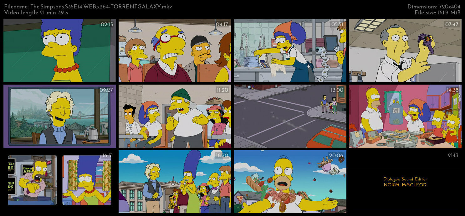 The Simpsons S35E14 WEB x264 TORRENTGALAXY