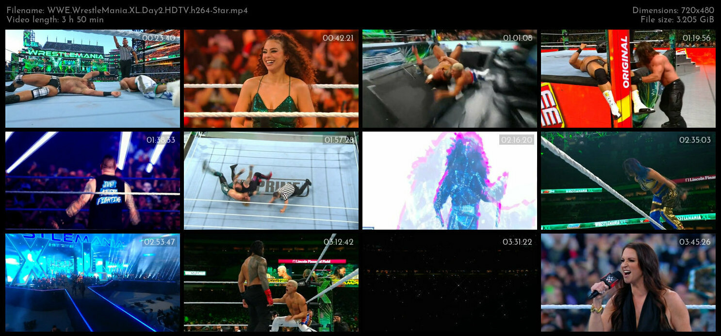 WWE WrestleMania XL Day2 HDTV h264 Star TGx