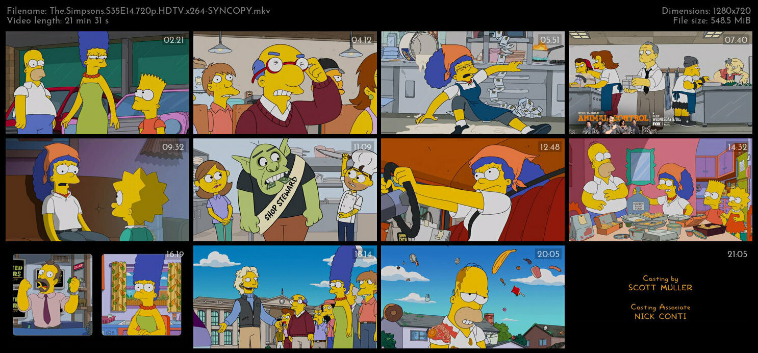 The Simpsons S35E14 720p HDTV x264 SYNCOPY TGx